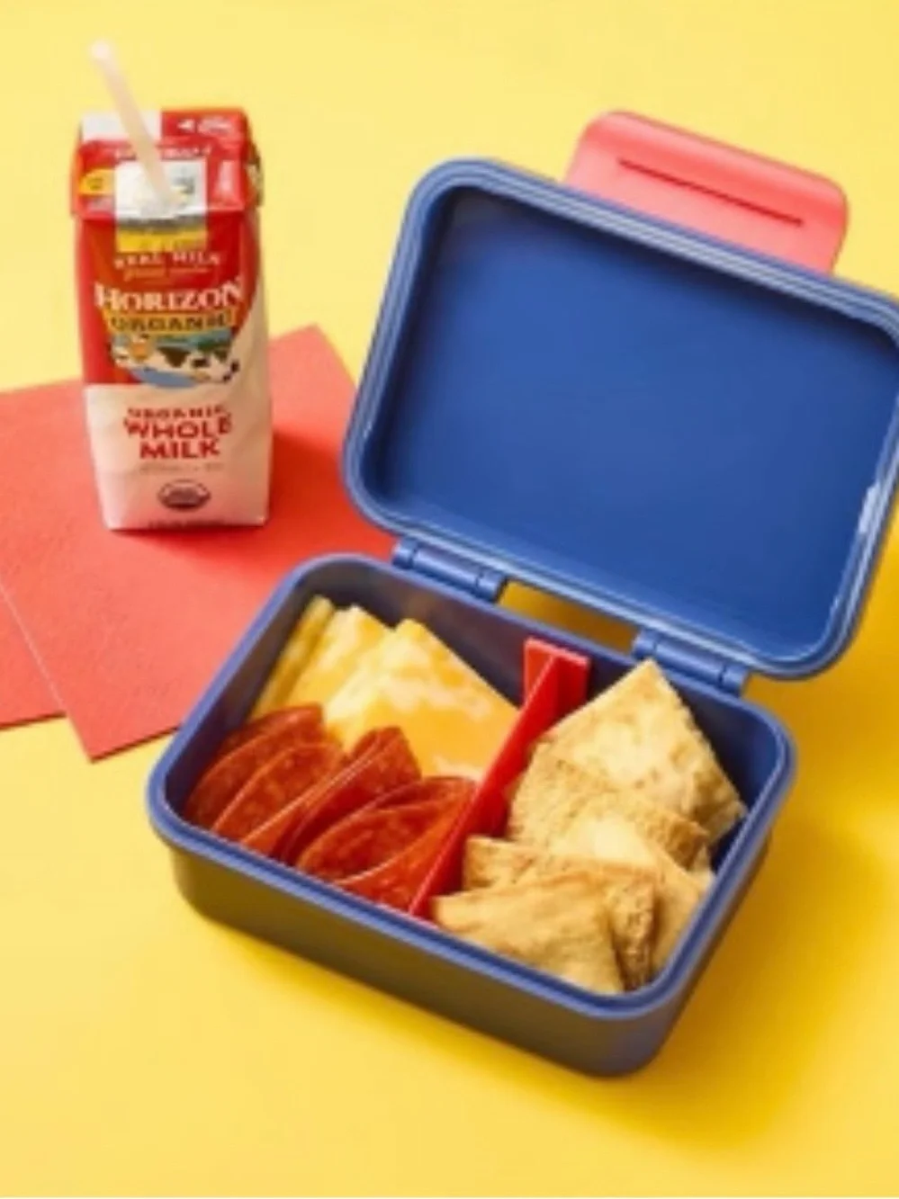 NEW Kids Blue Cherry Print Bento Box
